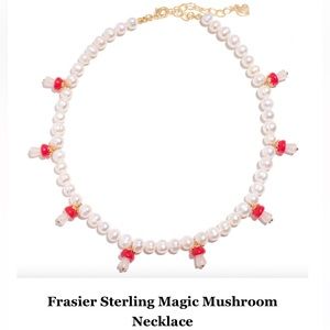 JUSTIN BIEBER // FRASIER STERLING MAGIC MUSHROOM NECKLACE